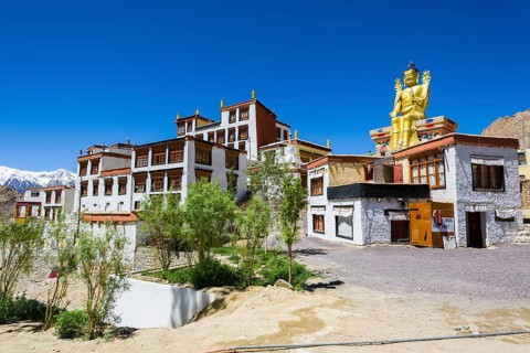 The Buildings of Likir Gompa monastery
