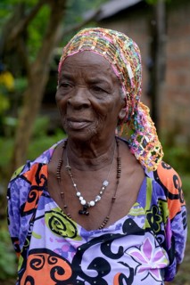 Old woman portrait