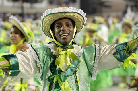 Smiling dancer