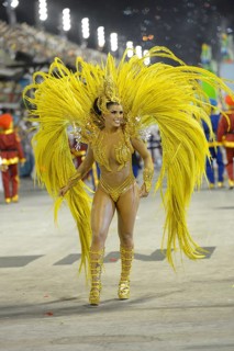 Samba dancer and model Bianca Leao