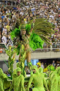 Samba Dancer on an allegorical float