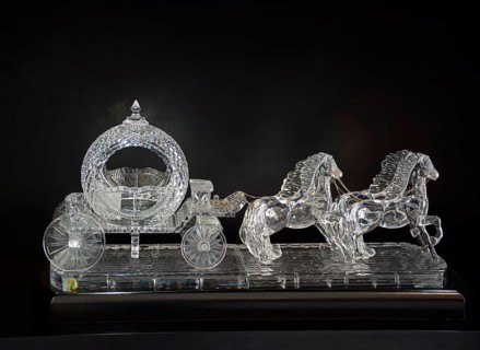 Carriage made of crystal