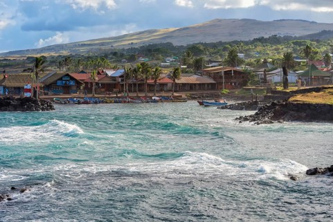Hanga Roa fishing harbour