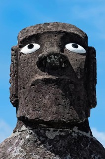 Head of the Mata Ote Vaikava Moai