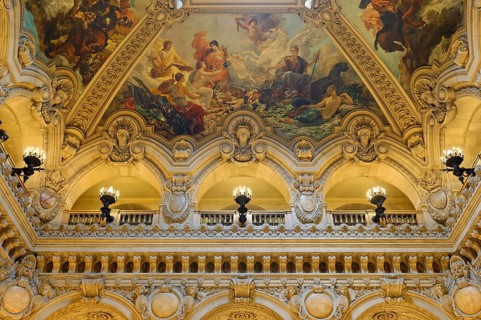 Le Grand Foyer with frescoes