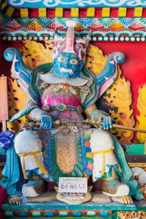 Statue inside a Buddhist temple