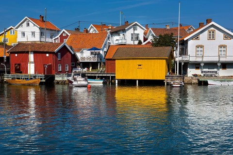 Houses on Gullholmen island