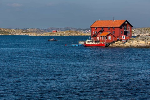 House on the coast of the archipelago