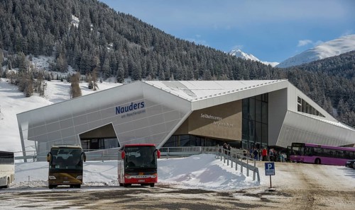 Valley station of the Bergkastelbahn in Nauders
