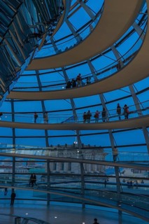 Reichstag dome at dusk