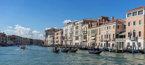 Grand Canal with gondolas