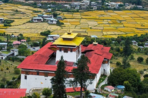 Monastery fortress Rinpung Dzong