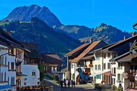 Gruyere cityscape