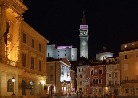 Night scene with Venetian house
