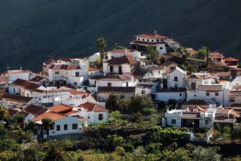 Partial view of Fataga
