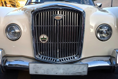 Vintage Wolseley at classic car meeting