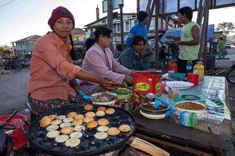 Food stall in the street