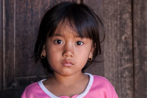 Girls from the Palaung tribe