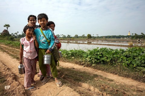 Local children