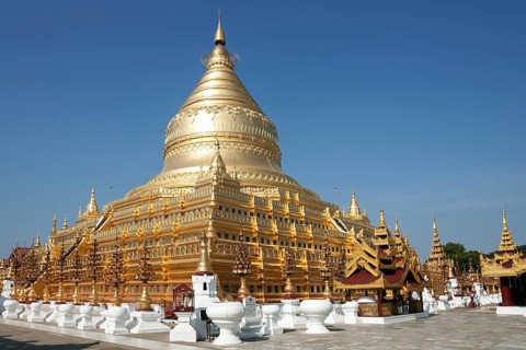 Golden stupa of Shwezigon Pagoda