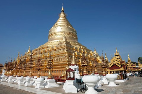 Golden stupa of Shwezigon Pagoda