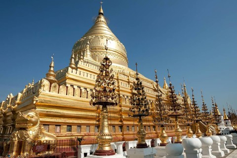 Golden stupa of Shwezigon Pagoda
