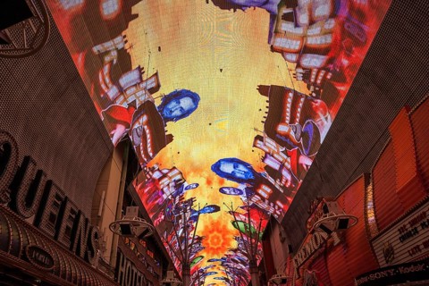 Fremont Street Experience neon dome