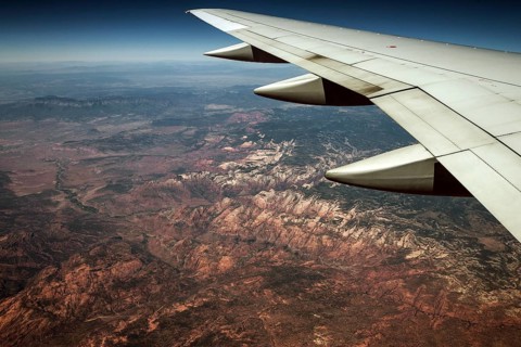 View from plane