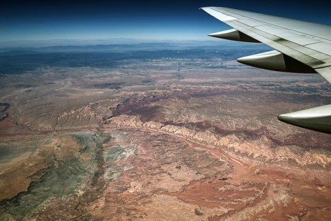 View from plane