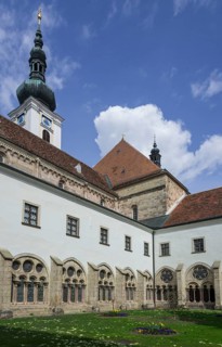 Cloister courtyard