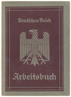 Workbook from Nazi Germany in 1940