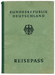 Old German passport