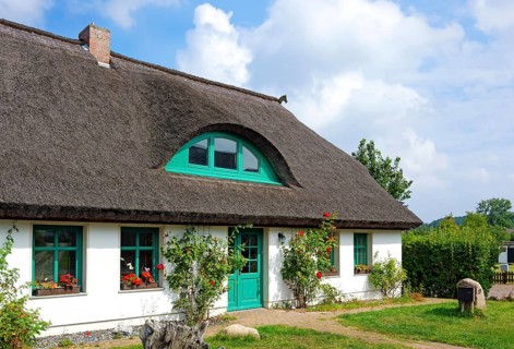 Thatched house