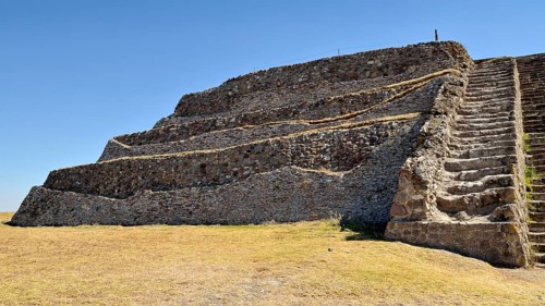 Stone staircase to the Great Pyramid
