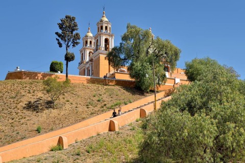 Nuestra Senora de los Remedios at the Tepanapa Pyramid