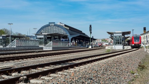 Gera central railway station