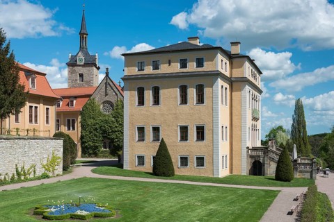 Ettersburg Castle with a monastery church