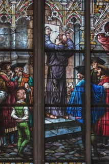 Stained glass window
