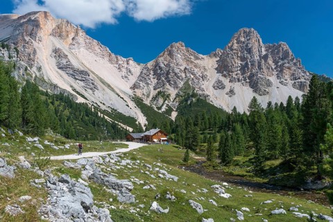 Trail from Pederu to Kleine Fanesalm