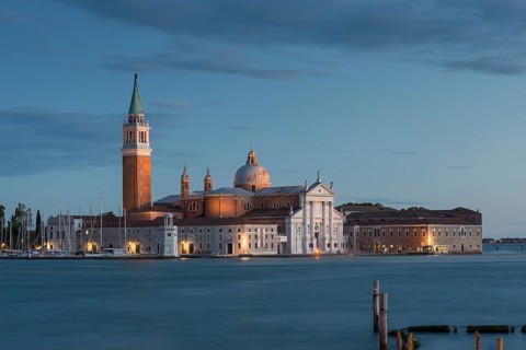 Island of San Giorgio Maggiore with abbey and church