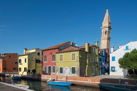 Colorful houses in Burano