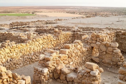 Excavation site of the Dead Sea Scrolls