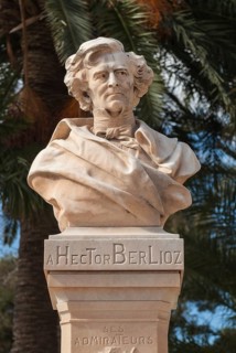 Memorial bust of Hector Berlioz