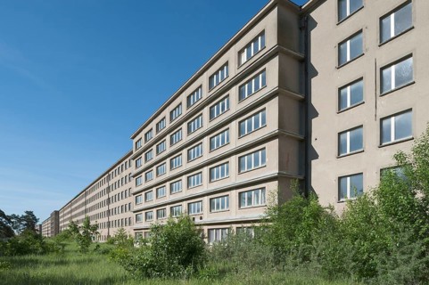Gigantic housing block in Prora