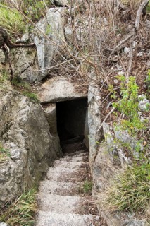 Military post on the cliff at Duino