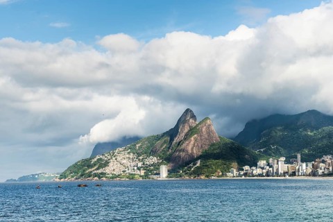 View of mountain Dois Irmaos