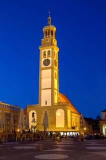 Perlachturm in the evening