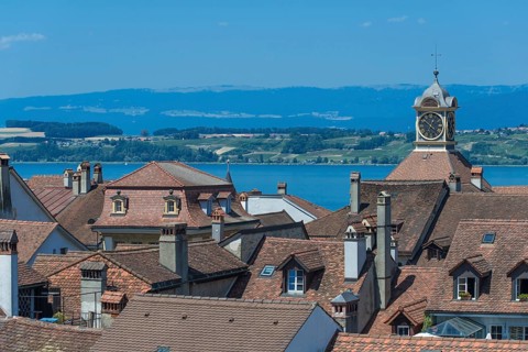 View onto roofs of the historic centre