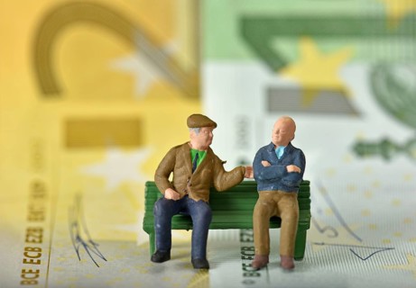 Pensioners on a bench