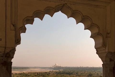 View towards Taj Mahal